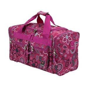 Rockland 19 in Duffel Bag - Pink Paisley